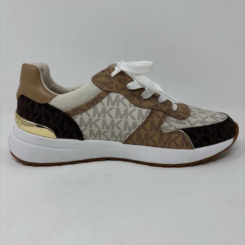 MICHAEL Michael Kors All Over Logo Print Sneakers Size 7.5 - Picture 7 of 12
